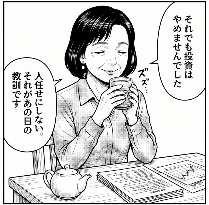 それでも投資はやめなかったと語る今のキコさん